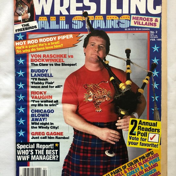 PRO WRESTLING MAGAZINES (1985, 86, 87) - LOT of Fourteen (14) - NO CENTERFOLDS - Picture 5 of 14